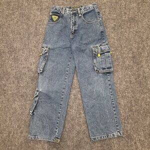 Vintage Y2K Paco Premium Boys Zipper Accent Skater Hip Hop Jeans‎ size 12